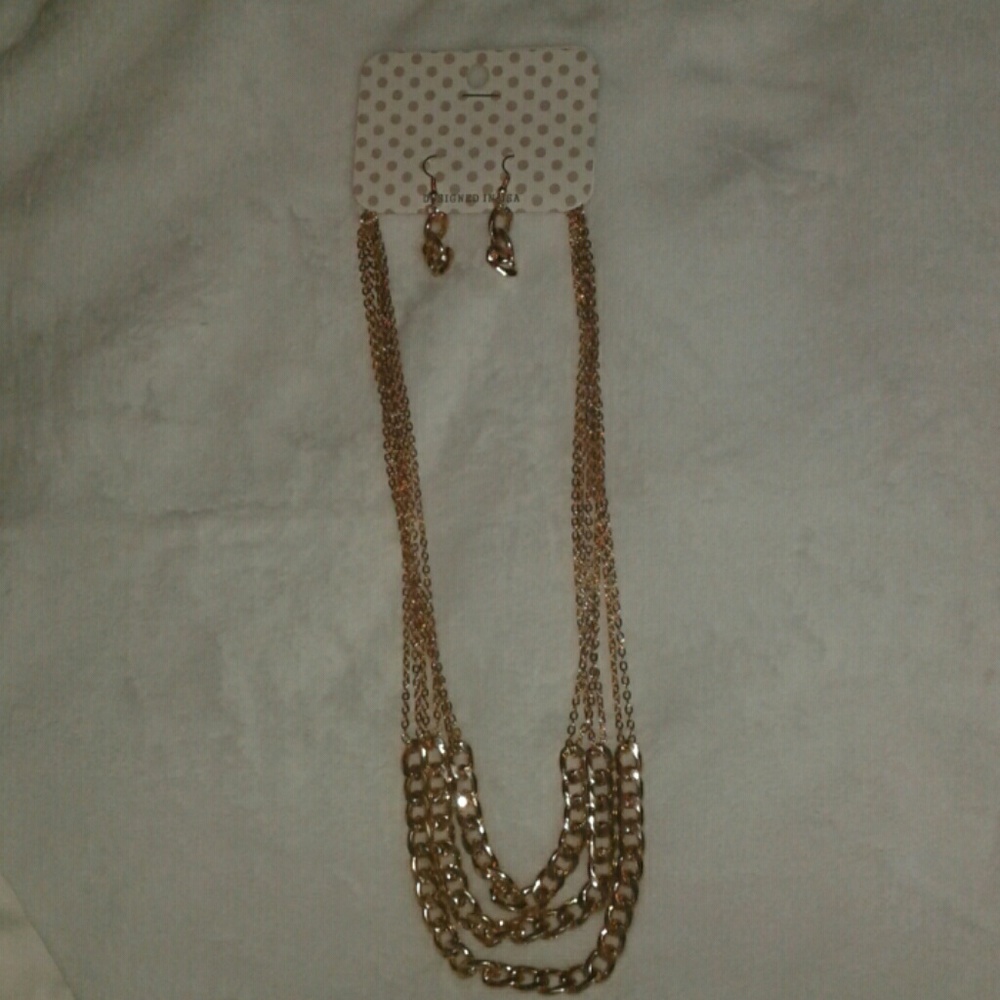 Women's Necklace and earrings